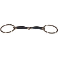 Produktbild von Velari Zweiringzügel Einfachgebrochen aus Weicheisen für Pferde 16mm Silber M