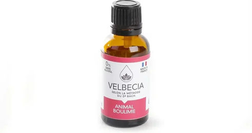 Produktbild von Velbecia Bach Tropfen zur Unterstützung von Magen-Darm und Verdauung für Hunde