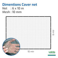 Produktbild von Velda Abdecknetz für Teiche 6 x 10 m