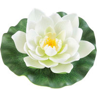 Produktbild von Velda Lotus Foam White Teichdeko aus Kunststoff 17cm