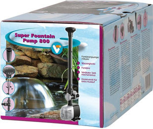 Produktbild von Velda VT Super Fountain Pump 800 Strömungspumpe für den Teich in Schwarz