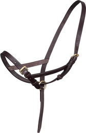 Velociti Gara Slip Fohlenhalfter aus Leder in Braun – Bild 1 von 3