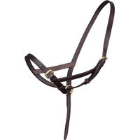 Produktbild von Velociti Gara Slip Fohlenhalfter aus Leder in Braun