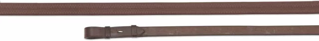Velociti Gummizügel mit Nylon-Einsatz für Pferde Braun 48 Zoll – Bild 1 von 2