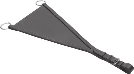 Velociti Martingale für Pferde aus Leder und Stahl in Schwarz, Größe Full – Bild 1 von 1