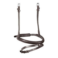 Produktbild von Velociti Nasenriemen mit Sperrriemen Raised aus Leder für Ponys in Braun