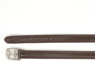Velociti Steigbügelriemen aus Leder Braun Non Stretch – Bild 1 von 2