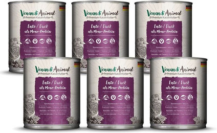 Venandi Animal Hundefutter Ente Monoprotein Sensitive Stückchen in Sauce 4800g – Bild 1 von 2