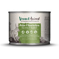 Produktbild von Venandi Animal Hundefutter Huhn und Kaninchen getreidefrei und ohne Zucker 24x200g