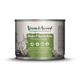 Produktbild von Venandi Animal Hundefutter Huhn und Kaninchen getreidefrei und ohne Zucker 24x200g
