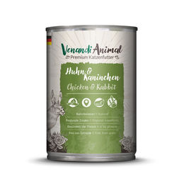 Produktbild von Venandi Animal Hundefutter Huhn und Kaninchen getreidefrei und ohne Zucker 24x400g