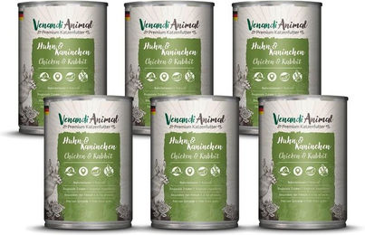 Venandi Animal Hundefutter Huhn und Kaninchen mit hohem Fleischanteil ohne Farb- und Aromastoffe 2400g – Bild 1 von 2