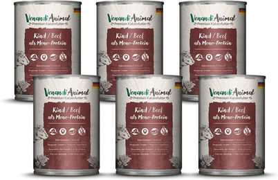 Venandi Animal Hundefutter Rind Monoprotein Sensitive Stückchen in Sauce 2400g – Bild 1 von 2