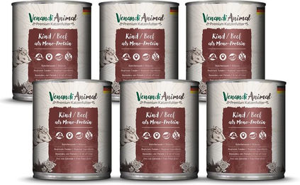 Venandi Animal Hundefutter Rind Monoprotein Sensitive Stückchen in Sauce 4800g – Bild 1 von 2