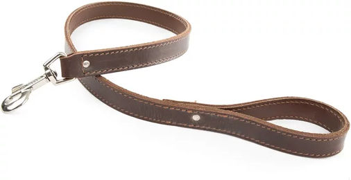 Produktbild von Venandi Animal Hundeleine aus Leder in Braun 20/100 cm