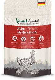 Venandi Animal Katzen Nassfutter Huhn Monoprotein Stückchen in Sauce Adult 12 x 125 g - 12 x 125 g – Bild 1 von 4