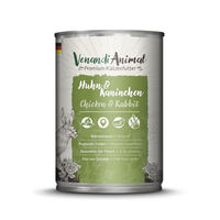 Produktbild von Venandi Animal Katzen Nassfutter Huhn und Kaninchen Adult 6 x 400g Getreidefrei ohne Farb- und Aromastoffe - 6 x 400 g