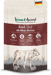 Venandi Animal Katzen Nassfutter Rind Monoprotein Sensitive Stückchen in Sauce 12 x 125 g - 12 x 125 g – Bild 1 von 6