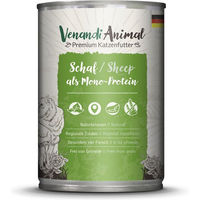 Produktbild von Venandi Animal Katzen Nassfutter Schaf Monoprotein Sensitive Adult Stückchen in Sauce 6 x 400 g - 6 x 400 g