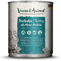Produktbild von Venandi Animal Katzen Nassfutter Truthahn Monoprotein Sensitive Stückchen in Sauce Adult 6 x 800 g - 6 x 800 g