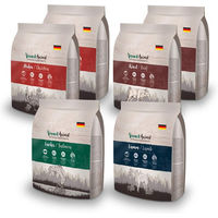 Produktbild von Venandi Animal Katzen Trockenfutter Probierpaket mit Huhn, Rind, Lachs und Lamm, getreidefrei, 6 x 300 g - 6 x 300 g