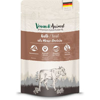 Produktbild von Venandi Animal Katzenfutter Monoprotein Kalb Stückchen in Sauce 12 x 125 g - 12 x 125 g