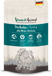 Venandi Animal Katzenfutter Truthahn Monoprotein Stückchen in Sauce 12 x 125 g - 12 x 125 g – Bild 1 von 5