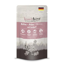 Venandi Animal Kitten Nassfutter Huhn mit Lachs in Sauce, getreidefrei und ohne Zucker, 12 x 125 g - 12 x 125 g – Bild 1 von 7