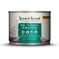 Produktbild von Venandi Animal Monoprotein Katzen Nassfutter Pute Stückchen in Soße 6 x 200 g - 6 x 200 g