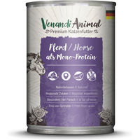 Produktbild von Venandi Animal Monoprotein Pferd Sensitive Katzen Nassfutter Stückchen in Sauce Adult 6 x 400 g - 6 x 400 g
