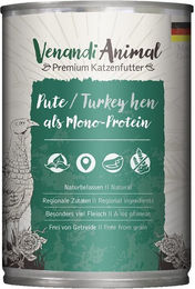 Venandi Animal Monoprotein Pute mit hohem Fleischanteil 12x400g – Bild 1 von 3