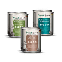 Produktbild von Venandi Animal Probierpaket II Katzennassfutter Getreidefrei Sensitive Huhn Kaninchen Kalb Truthahn 6 x 800 g - 6 x 800 g