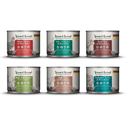 Venandi Animal Probierpaket III Hund Sensitive Huhn Pute Rind Kaninchen Kalb Truthahn 12x200g – Bild 1 von 5