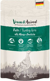 Produktbild von Venandi Animal Pute Monoprotein Nassfutter mit hohem Fleischanteil 24x125g