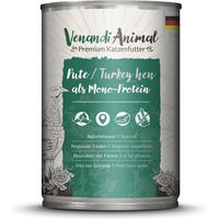 Produktbild von Venandi Monoprotein Katzenfutter Pute Stückchen in Soße für adulte Katzen 6 x 400 g - 6 x 400 g