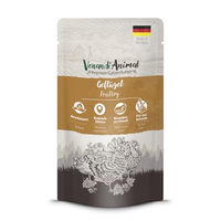 Produktbild von Venandi Premium Nassfutter für Katzen Adult Geflügel Stückchen in Sauce Getreidefrei und Ohne Zucker 12 x 125 g - 12 x 125 g