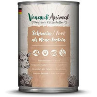 Produktbild von Venandi Premium Nassfutter für Katzen Schwein Monoprotein Getreidefrei 400g - 6 x 400 g