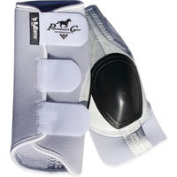 Produktbild von VenTECH Professional Choice Gamaschen Skid Kurz aus Neopren in Weiß und Grau