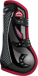 Veredus Carbon Gel Vento Front Gamaschen für Pferde aus Neopren in Rot Schwarz Größe L – Bild 1 von 2