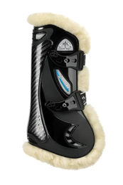 Produktbild von Veredus Carbon Gel Vento Save The Sheep Gamaschen vorne Schwarz aus Neopren