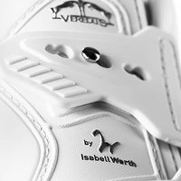 Produktbild von Veredus Dressurgamaschen Absolute Elastic Rear aus Neopren Weiß Größe L für Pferde