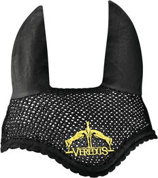 Produktbild von Veredus FlyFringe Fliegenohren für Pferde aus Baumwolle Schwarz