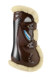 Produktbild von Veredus Gamaschen Carbon Gel Vento Save The Sheep vorne Braun aus Neopren
