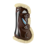 Produktbild von Veredus Gamaschen Carbon Gel Vento Save The Sheep vorne Braun aus Neopren
