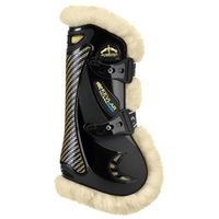 Produktbild von Veredus Kevlar Vento Save the Sheep Gamaschen für Pferde Schwarz vorne