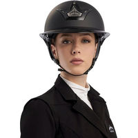 Produktbild von VEREDUS Reithelm Vita GST Unisex Schwarz Matt Größe M (53) mit breitem Schirm