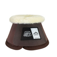 Produktbild von Veredus SafetyBell Save the Sheep Hufglocke für Pferde in Braun mit Plüsch