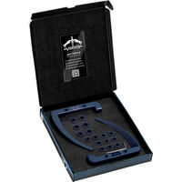 Produktbild von Veredus Steel 1 Steigbügel Kit aus Edelstahl in Blau