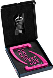 Veredus Steel 1 Steigbügel Kit aus Edelstahl in Pink – Bild 1 von 2