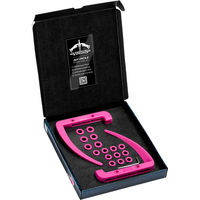Produktbild von Veredus Steel 1 Steigbügel Kit aus Edelstahl in Pink
